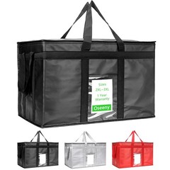 XXXL Large Insulated Cooler Bag, Double Zipper Food Delivery Bag, Styrofoam C…