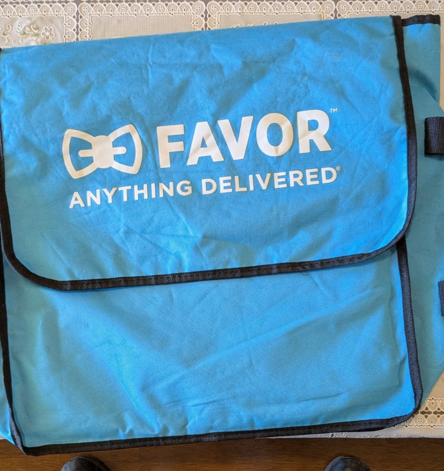 Pizza Size Delivery Bag by Favor 18x18x5 Large Insulated Thermal