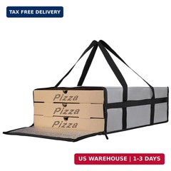Bodaon Insulated Pizza Bags for Delivery, 20 x 20 x 6 Pizza Bag for, Pizza Hot W