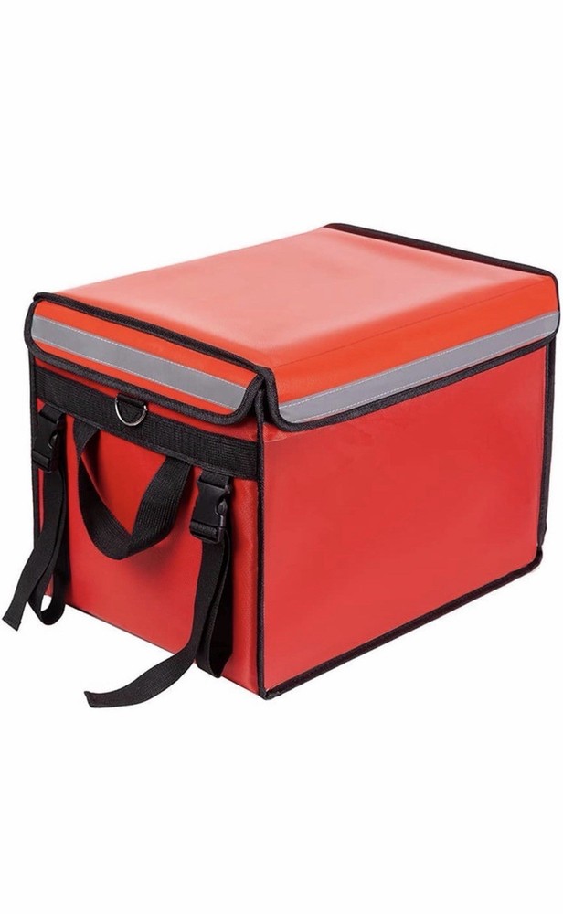 Red XL Insulated Food Delivery Bag 18.1″ x 13.8″ x 13.8 Uber Insulated Bag.