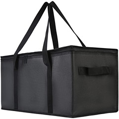 Bodaon Insulated Food Delivery Bag, 22″ x 10″ x 10″ Insulated Pizza Delivery …
