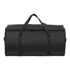 22″x10″x10″ Insulated Reusable Grocery Bag with Shoulder Strap, Black