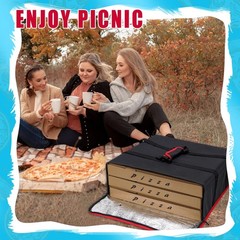 Pizza Bag, Insulated Pizza Bags for Delivery Doordash, Large Pizza Warmer Grocer