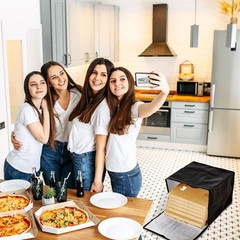 Insulated Pizza Delivery Bag 20 x 20 x 14 Inch — Keeps Food Hot & Cold