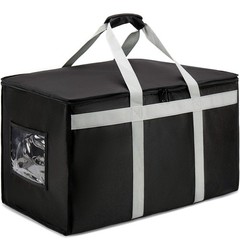 DERABY Insulated Delivery Bag Carrier XXXL 23″x15″x14″ Commercial