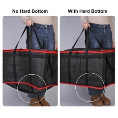 Bodaon 2PK Cooler Insulated Food Delivery Bag with Bottom for Doordash/Uber