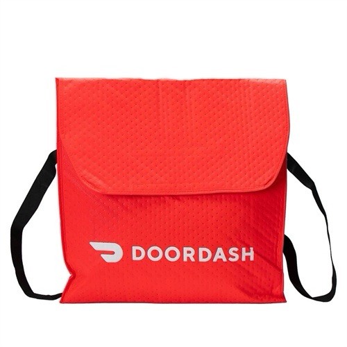 Foldable Insulated DoorDash Pizza/Food Delivery Bag With Handles