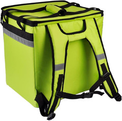 50L XL Large Insulated Food Delivery Backpack, Expandable Catering Cooler Bag, W
