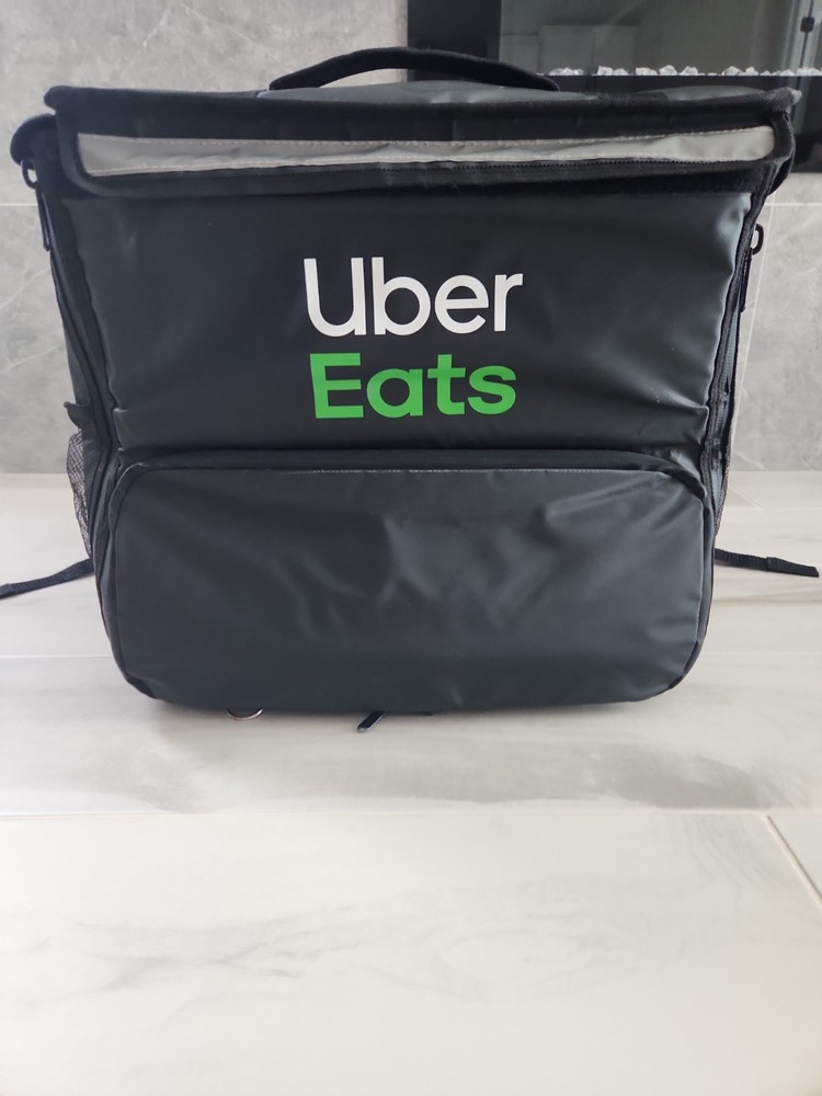 Uber Eats Delivery Bag/Backpack — Black — XL — Insulated Hytjtas