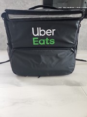 Uber Eats Delivery Bag/Backpack — Black — XL — Insulated Hytjtas
