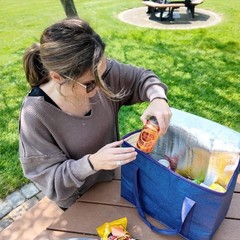 DURASACK Medium Insulated Food Delivery Bag – 13″x7″x13″ Reusable Thermal Tote