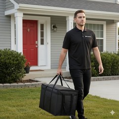 Collapsible Insulated Grocery Shopping Bag — Ideal for Travel & Delivery
