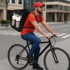 Food Delivery Bag,Large Insulated Backpack for Doordash/Uber Eeats, Expandabl…