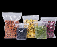 Food Grip Seal Bags Clear Food and Freezer Safe