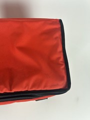 Grubhub 15x15x10 Red Thermal Insulated Hot Cold Food Delivery Tote Bag/Backpack