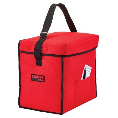 Cambro GBD13913521 GoBag 13″ Small Red Insulated Food Delivery Bag