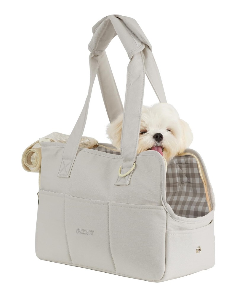 Dog Carrier for Small Dogs Rabbit cat with Large Pockets, Cotton Bag, Dog Car…