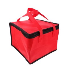 Insulated Food Delivery Bag With Handle 27 Cm Size For Pizza And Seafood