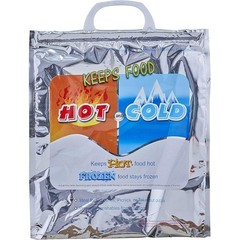 Insulated Reusable Food Delivery Bag Heavy Duty Closure Triple Layer Design New