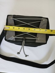 Glacier Gear Thermal Insulated Cooler Lunch Food Bag Black/Gray Shoulder Strap