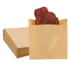 4.72×4.72 Inch Paper Sandwich Bags 100 Pcs Pastry Bag Light Brown