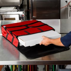 10 PACK Insulated Catering Pizza Food Delivery Carrier Hot Bag Box Red 18″ 16″
