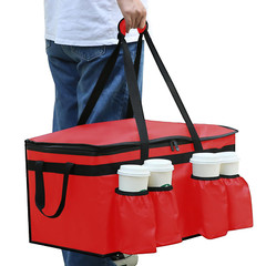 Bolsa Aislante Para Entrega Alimentos Portavasos XXL Para Bebidas Comestibles