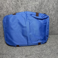 Insulated Casserole Carrier Blue Fabric w/Strap Rectangular Hot/Cold Bag 14×9