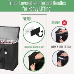 Eco-Friendly VENO Insulated Delivery Bags — Perfect for Picnics & Hiking