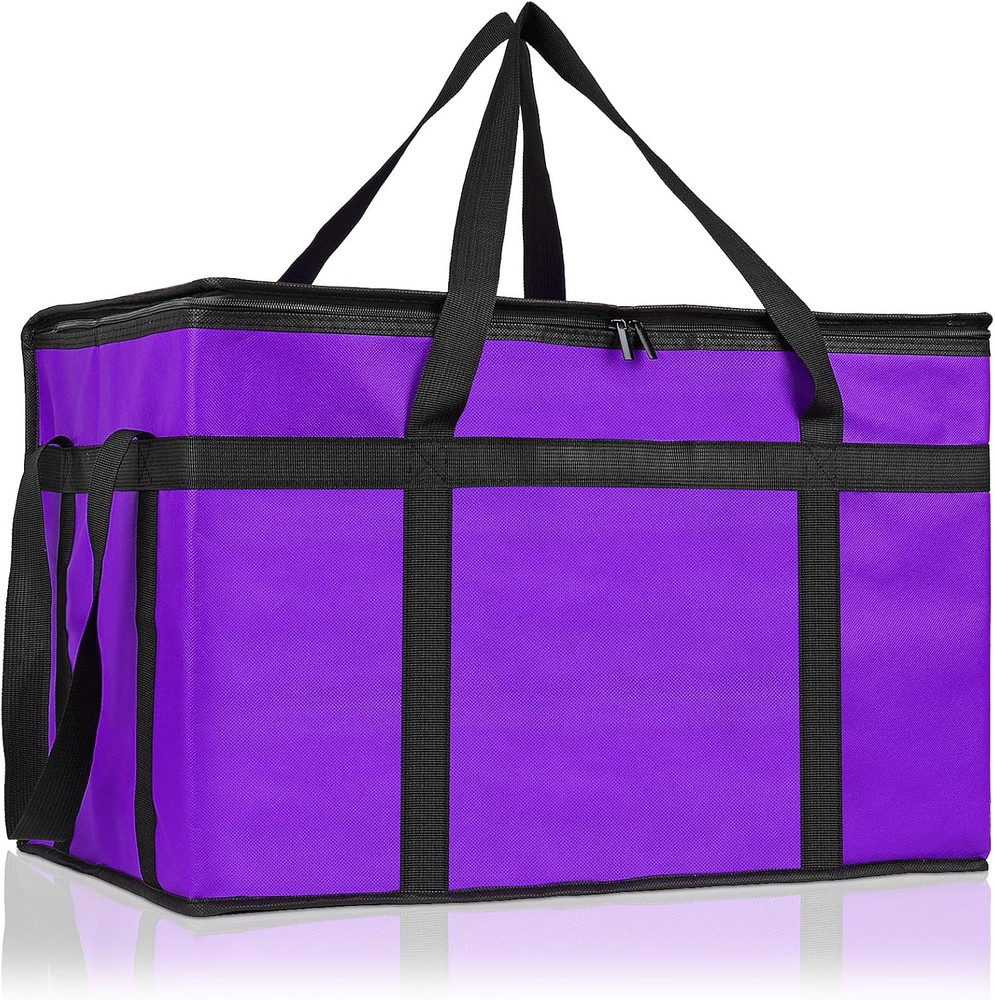 Insulated Bags for Food Delivery, XXXL Pizza Delivery Bags, Large Capacity Coole