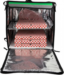 50L XL Large Insulated Food Delivery Backpack, Expandable Catering Cooler Bag, W