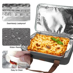 Double Insulated Casserole Carrier Bag — Hot & Cold Food Carry Bag Potluck Pa…
