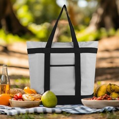 Insulated Delivery Bag 3 Layer Thermal Heavy Duty Design Quick Access Pocket New