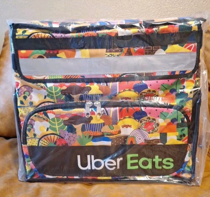 NEW UberEats Limited Edition Artist Series X-Large Delivery Bag BackPack