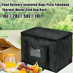 Large Food Delivery Insulated Bag Thermal Insulation Bag for Picnic 16-70L