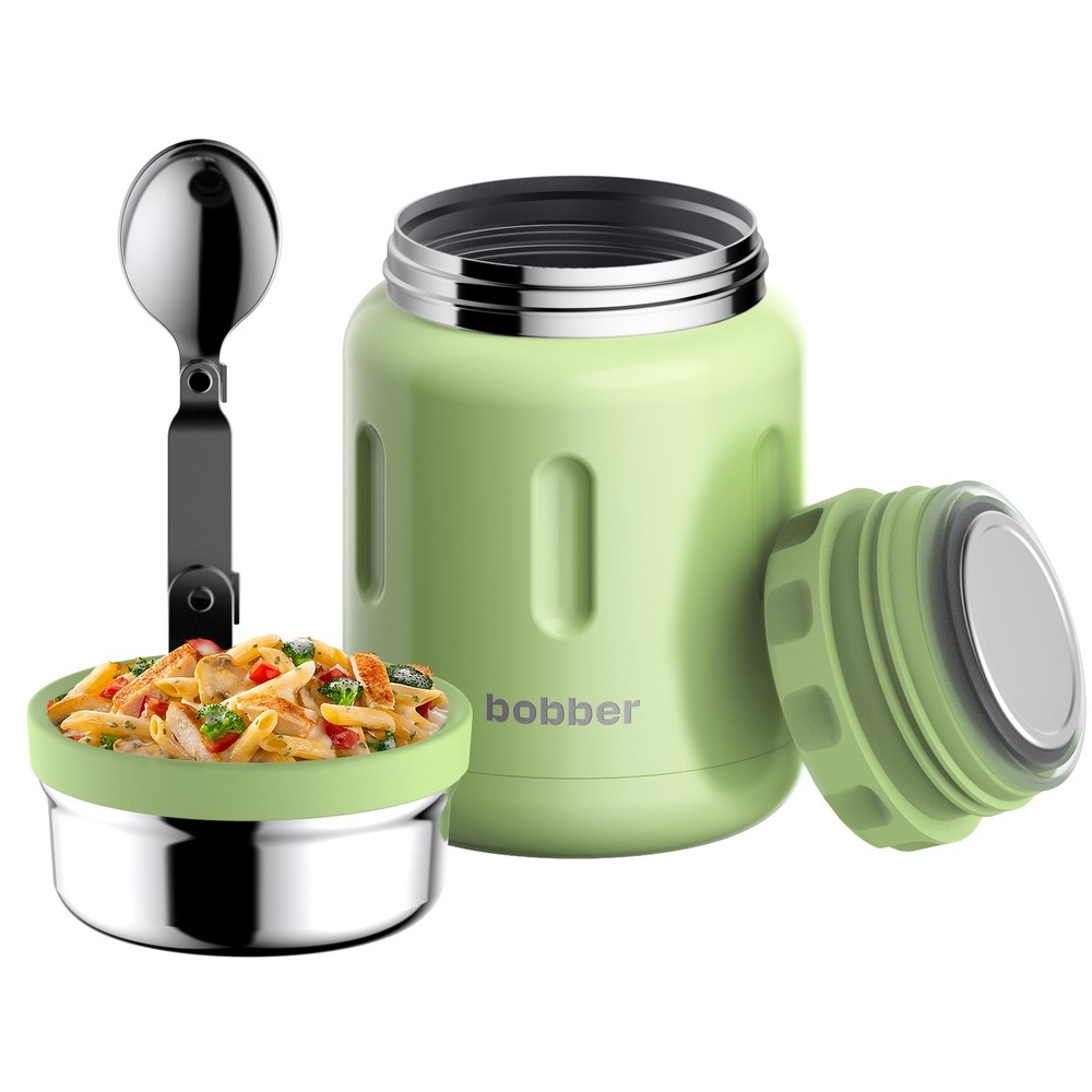 BOBBER 24oz Insulated Stainless Steel Thermo Jar for Hot Food, Wide Mouth