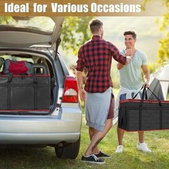 Large Capacity Insulated Food Delivery Bag Foldable Waterproof Travel Cooler New