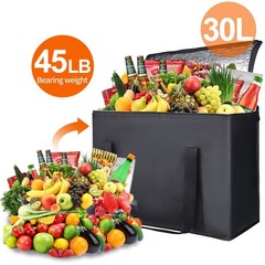 Reusable Insulated Grocery Shopping Bag Thermal Insulation Tote for Beach Picnic