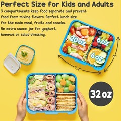 Fimibuke Bento Lunch For Kids Food Jar 32Oz Snack Lunch Container 3