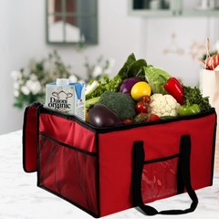 Insulated Food Delivery Bag, XXXL Premium Commercial Catering Thermal Bag for…
