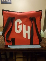 Grubhub Large, Medium, & Small Insulated Food Delivery Carrying Bags (Lot Of 3)