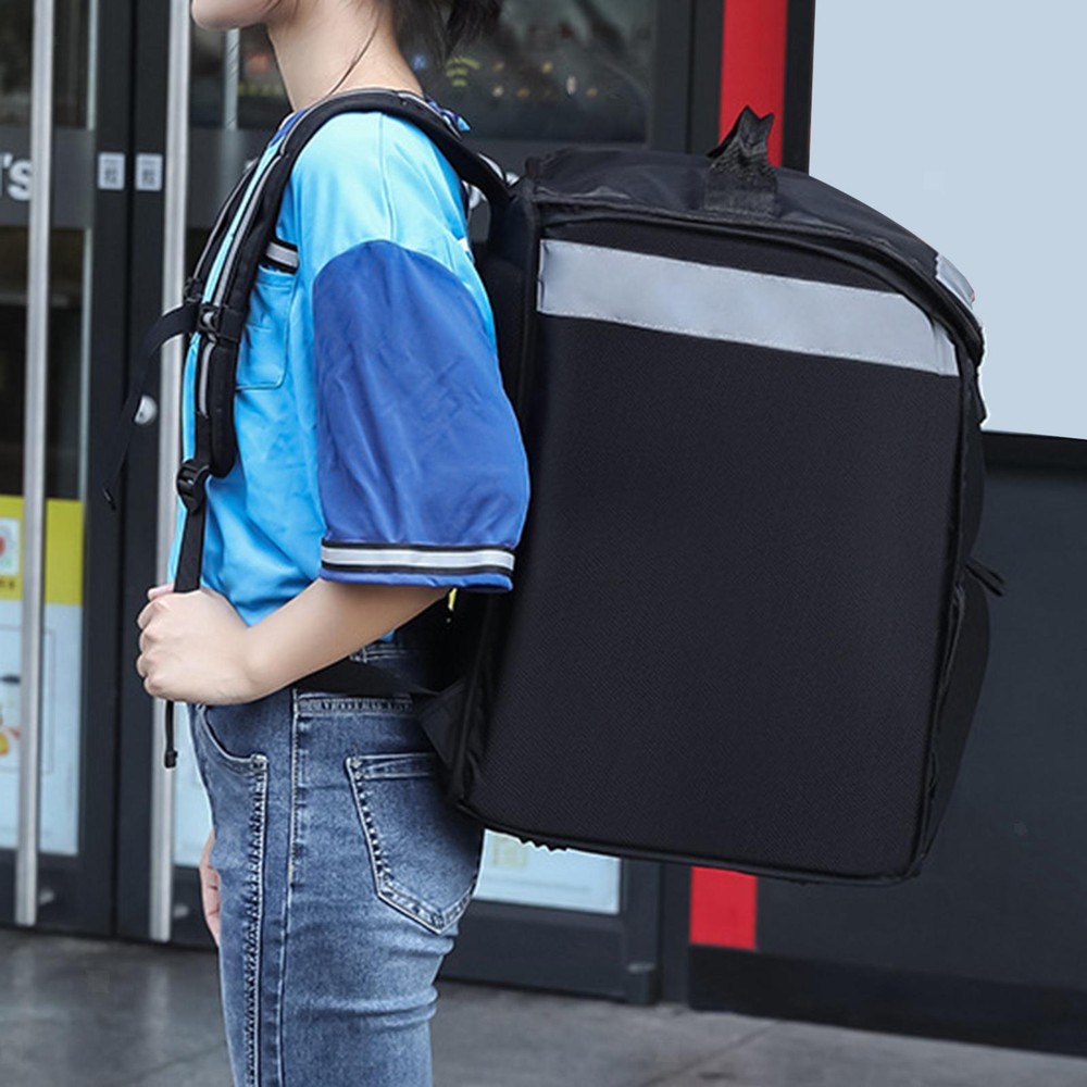 Large Food Delivery Backpack Insulated Thermal Food Bag for Travel Outdoor