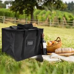 Grocery Shopping Delivery Bag Collapsible Lunch Insulated Food Carrier Bag