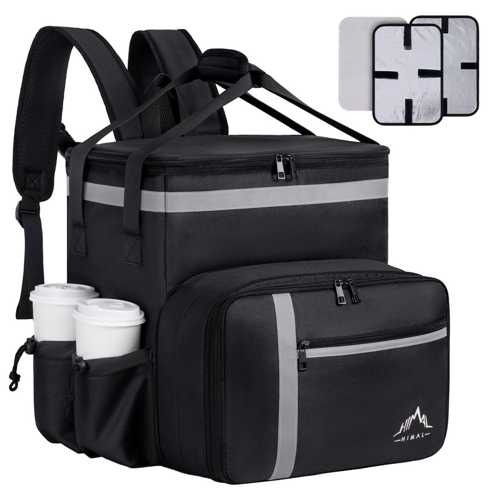 Food Delivery Backpack, Insulated Food Delivery Bags for Takeout Bike, Large …