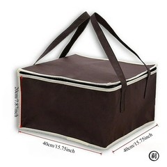 14-Inch Insulated Pizza Delivery Bag – Waterproof Thermal Food Warmer & Cooler |
