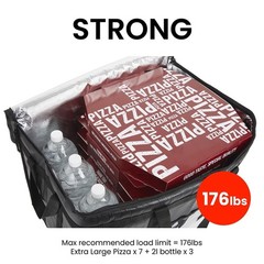 NZ home Insulated Cooler Bag and Food Warmer for Food Delivery & Grocery Shop…