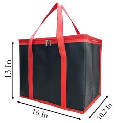 YIKANGHENG Pizza Delivery Bags, 16 16 inches x 13 x 10.2 inches, black
