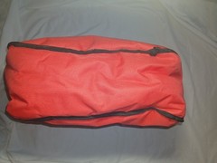 CAMBRO GO BAG INSULATED FOOD DELIVERY CARRYING STRAP RED AND BLACK LOGO