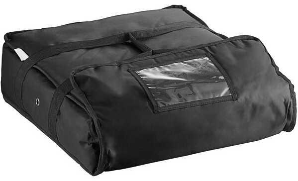 Commercial 20 1/2″ x 20 1/2″ x 6″ Insulated Pizza Delivery Bag Heavy-Duty Nylon