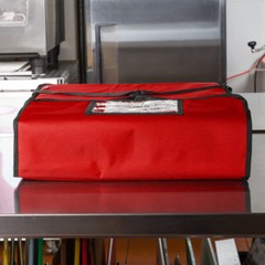 10 PACK Insulated Catering Pizza Food Delivery Carrier Hot Bag Box Red 18″ 16″